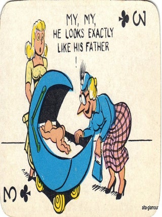 CARTOON PLAYING CARDS - GAGS