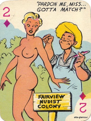 CARTOON PLAYING CARDS - GAGS