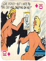 CARTOON PLAYING CARDS - GAGS