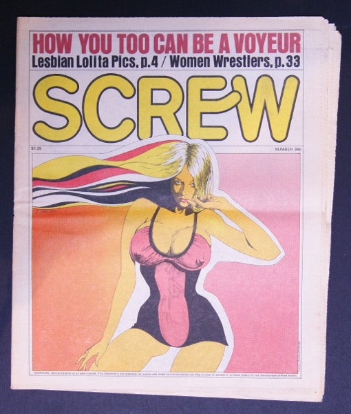 Item #73063 SCREW; The Sex Review. Al Goldstein.