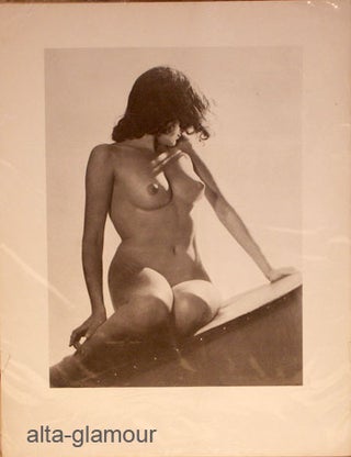 Item #7582 Folio content of 9 offset b/w photographic prints of female nudes. Photographer not...