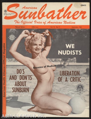 Item #76569 AMERICAN SUNBATHER; The Official Voice of American Nudism