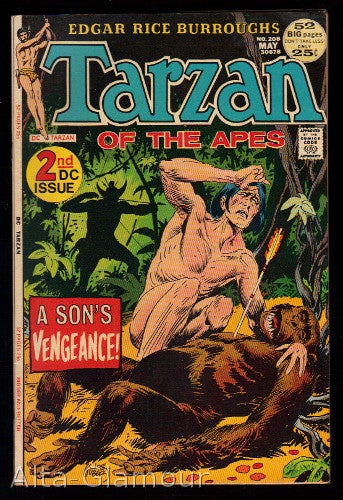 TARZAN OF THE APES. Vol. 25, Nos. 207 First DC Issue and 208