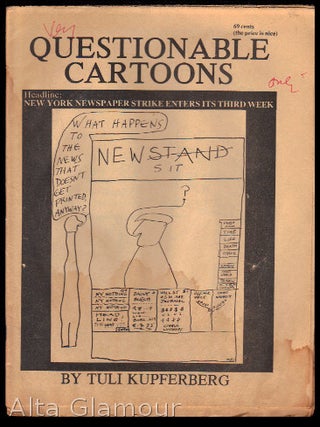 Item #76725 QUESTIONABLE CARTOONS. Tuli Kupferberg