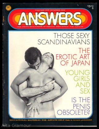 Item #76975 ANSWERS; The Photo-Magazine of Sexual Education for Adults