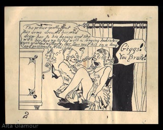 FIVE ORIGINAL PEN AND INK DRAWINGS DONE IN THE STYLE OF A TIJUANA BIBLE