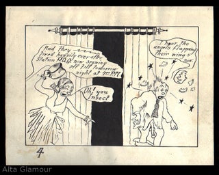 FIVE ORIGINAL PEN AND INK DRAWINGS DONE IN THE STYLE OF A TIJUANA BIBLE
