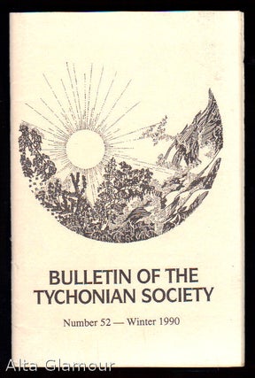 Item #77841 BULLETIN OF THE TYCHONIAN SOCIETY. Bouw, Geradus D