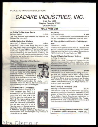 Item #77911 BOOKS AND THINGS AVAILABLE FROM CADAKE INDUSTRIES, INC