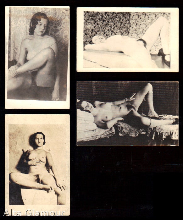 Item #77941 GROUP OF FOUR PHOTO POSTCARDS - Nude Female