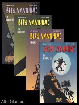 Item #79622 BOY VAMPIRE. Volumes 1 - 4; "The Resurrection", "The Curse", "The Destruction", "The...