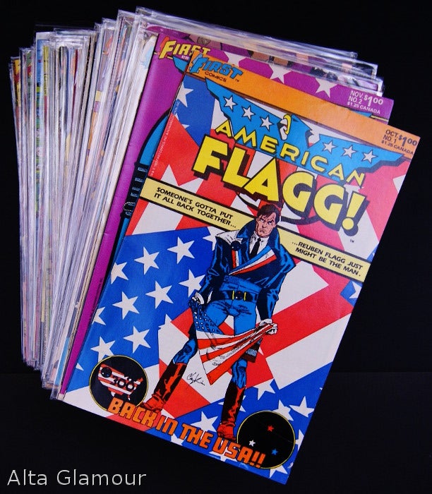 Item #79952 AMERICAN FLAGG. [Nos. 1 - 50] together with HOWARD CHAYKIN'S AMERICAN FLAGG! [Nos. 1 - 12; and the Special Issue No. 1]
