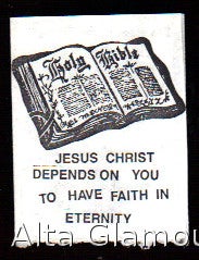 Item #80139 AFUNGUSBOY - JESUS CHRIST DEPENDS ON YOU TO HAVE FAITH IN ETERNITY