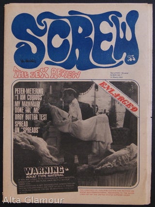 SCREW; The Sex Review. Al Goldstein.