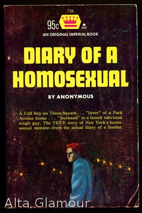 Item #82380 DIARY OF A HOMOSEXUAL. Anonymous
