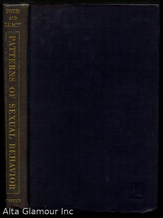 Item #8263 PATTERNS OF SEXUAL BEHAVIOR. Clellan S. Ford, Ph D., Ph D. Frank A. Beach