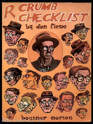 Item #82938 R. CRUMB CHECKLIST OF WORK AND CRITICISM; with a Bibliographical Supplement and a...