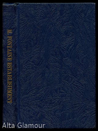 Item #83131 M. FONTAINE ESTABLISHMENT