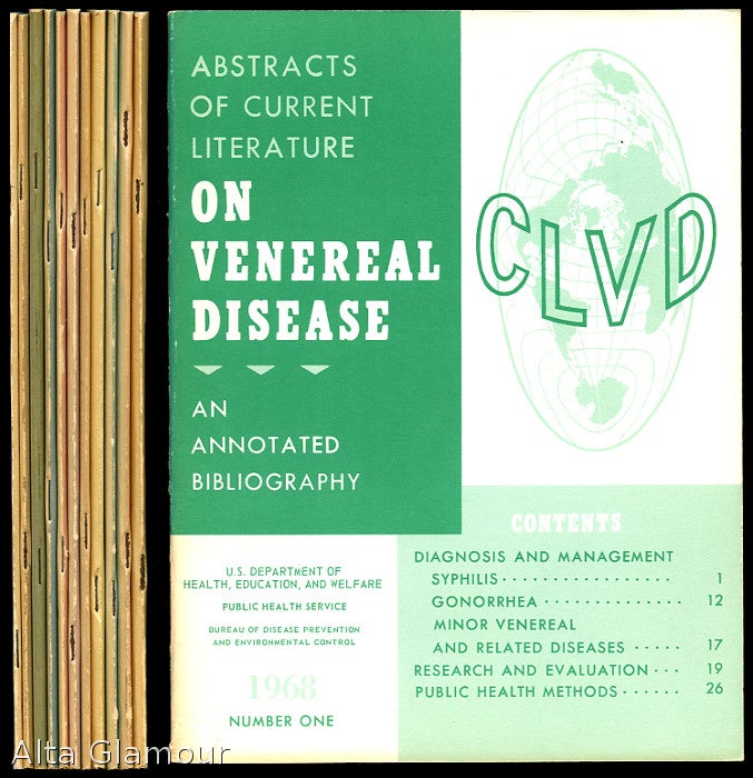 Item #83301 CURRENT LITERATURE ON VENEREAL DISEASE; An Annotated Bibliography and Abstracts