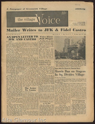 Item #85016 THE VILLAGE VOICE; A Newspaper of Greenwich Village