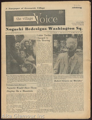 Item #85020 THE VILLAGE VOICE; A Newspaper of Greenwich Village