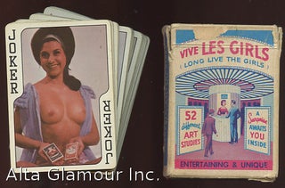 Item #85252 VIVE LES GIRLS PLAYING CARDS - 52 ART STUDIES; Long Live the Girls. Playing Cards