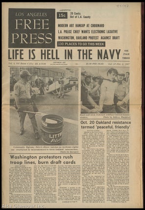 Item #85547 LOS ANGELES FREE PRESS; Life Is Hell In The Navy [Headline]. Arthur Kunkin