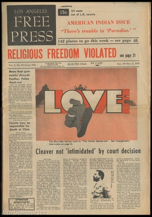 Item #85584 LOS ANGELES FREE PRESS; Religious Freedom Violated [Headline]. Arthur Kunkin
