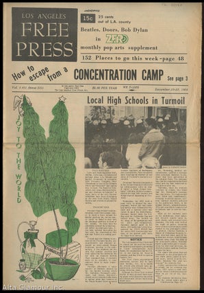 Item #85587 LOS ANGELES FREE PRESS; How To Escape From A Concentration Camp [Headline]. Arthur...