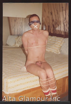 Item #86193 COLOR PHOTO OF BOUND MALE SLAVE