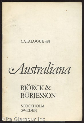 Item #86252 AUSTRALIANA. Bjorck, Borjesson