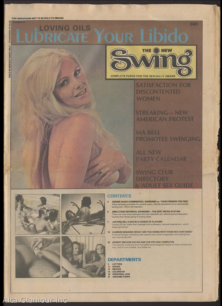 THE NEW SWING; Complete Paper For The Sexually Aware. No. 47; March 22 |  Suzanne Heck, publisher