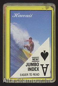 Item #86817 HAWAII PLAYING CARDS (Surfer). Playing Cards