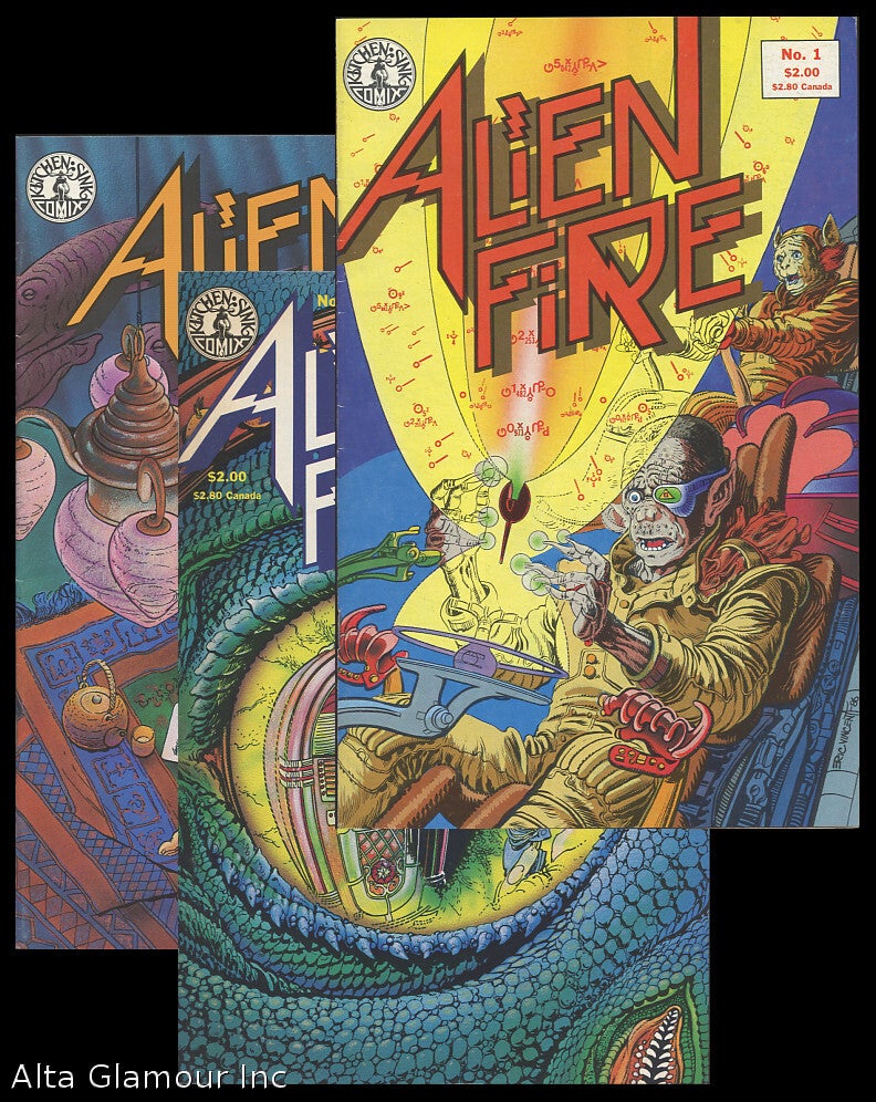 ALIEN FIRE. Nos. 1-3 A Complete Run | Anthony Smith, Eric Vincent | 1st ...