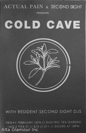 Item #87403 ACTUAL PAIN & SECOND SIGHT PRESENTS: COLD CAVE - With Second Sight DJs