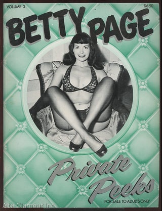 Item #87572 BETTY PAGE: PRIVATE PEEKS