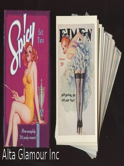 Item #87608 SPICY CARDS - Set Two; Trading Cards. Robert A. Brown, compiler and text