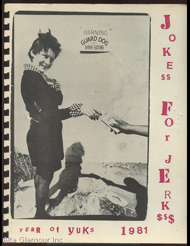 Item #87633 JOKES FOR JERKS; Year of Yuks 1981. Barbara Ivey, etc.
