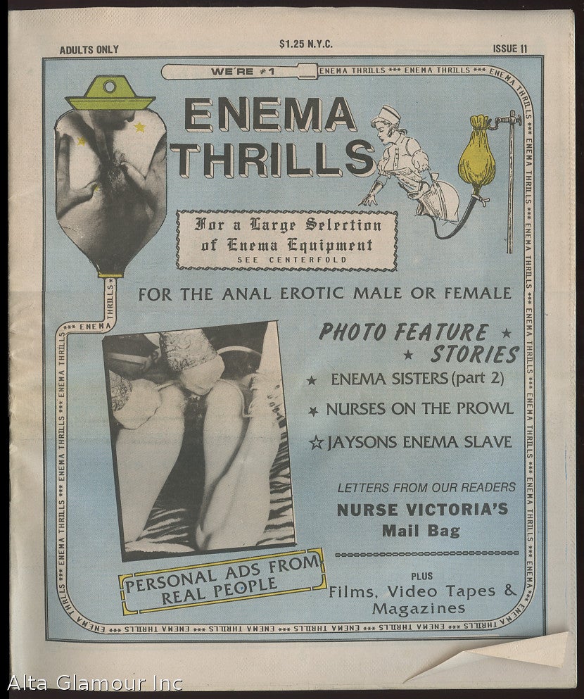 ENEMA THRILLS; For The Anal Erotic. Issue 11 | Joe Forster, publisher