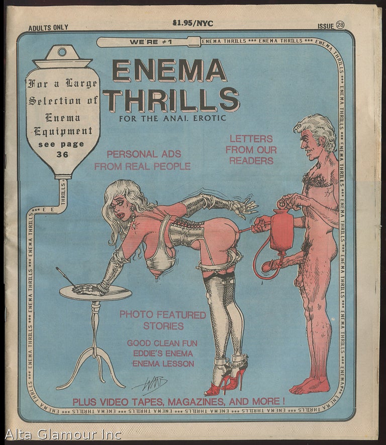 Item #87969 ENEMA THRILLS; For The Anal Erotic. Joe Forster, publisher.