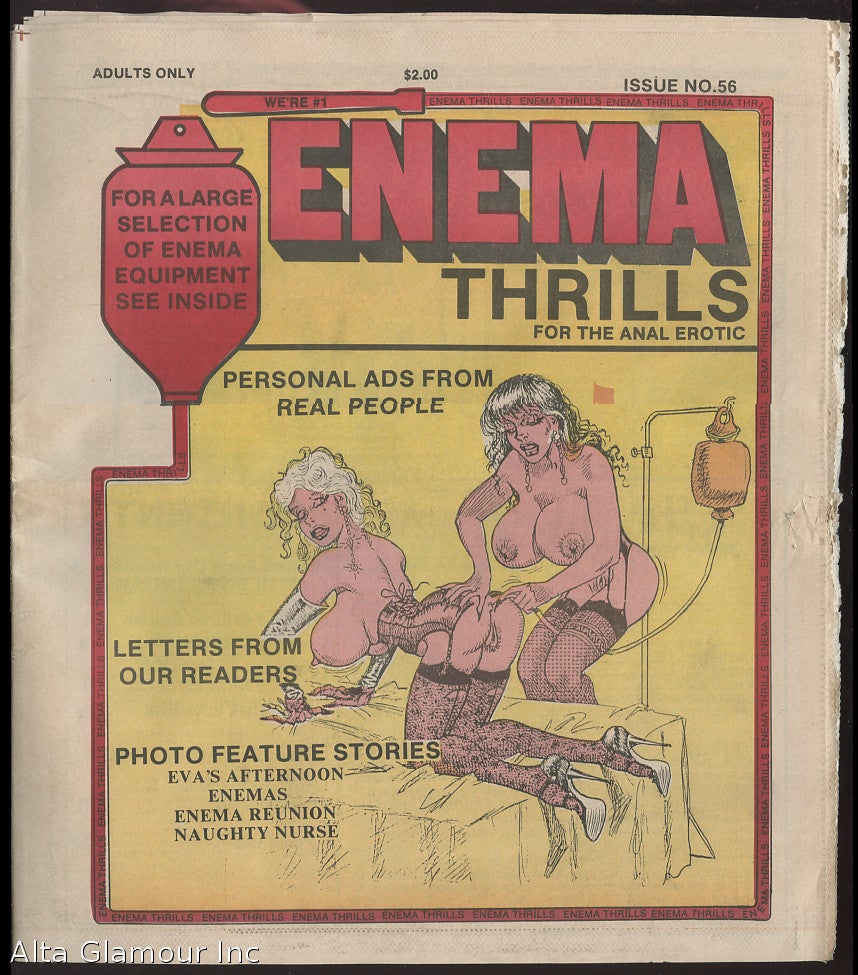 ENEMA THRILLS; For The Anal Erotic. Issue 56 | Joe Forster, publisher