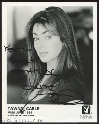 Item #88170 B/W PLAYBOY PROMO PHOTO - Tawnni Cable [Miss June 1989