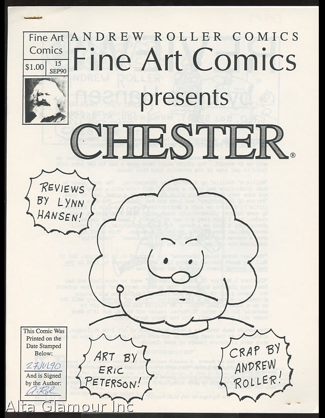Item #88543 FINE ART COMICS PRESENTS "CHESTER" Andrew Roller.