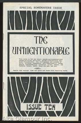 Item #89593 THE UNMENTIONABLE; Special Homemakers Issue