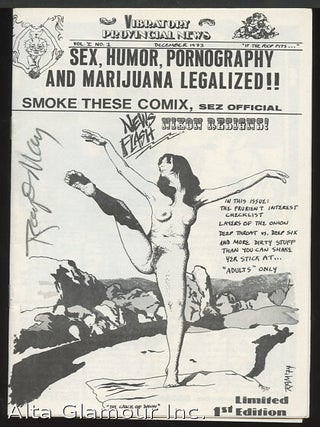 Item #89746 VIBRATORY PROVINCIAL NEWS. Roger May
