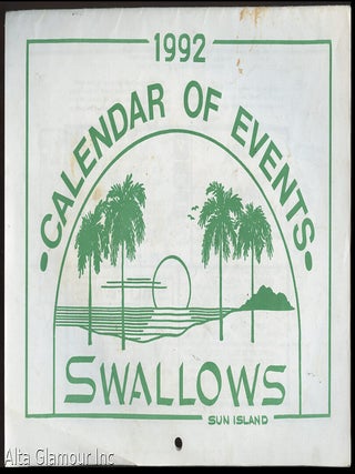 Item #90306 SWALLOWS SUN ISLAND 1992 CALENDAR OF EVENTS