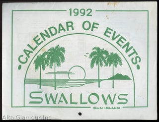 Item #90306 SWALLOWS SUN ISLAND 1992 CALENDAR OF EVENTS