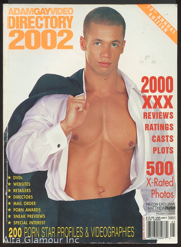 Xxx Vidoe 2002 Com - ADAM GAY VIDEO 2002 DIRECTORY; 12th Annual Edition | Doug Lawrence