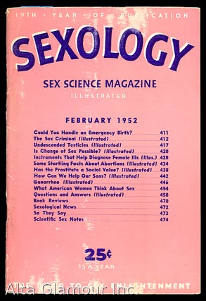 Item #91416 SEXOLOGY; Sex Science Magazine