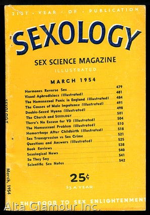 Item #91484 SEXOLOGY; Sex Science Magazine